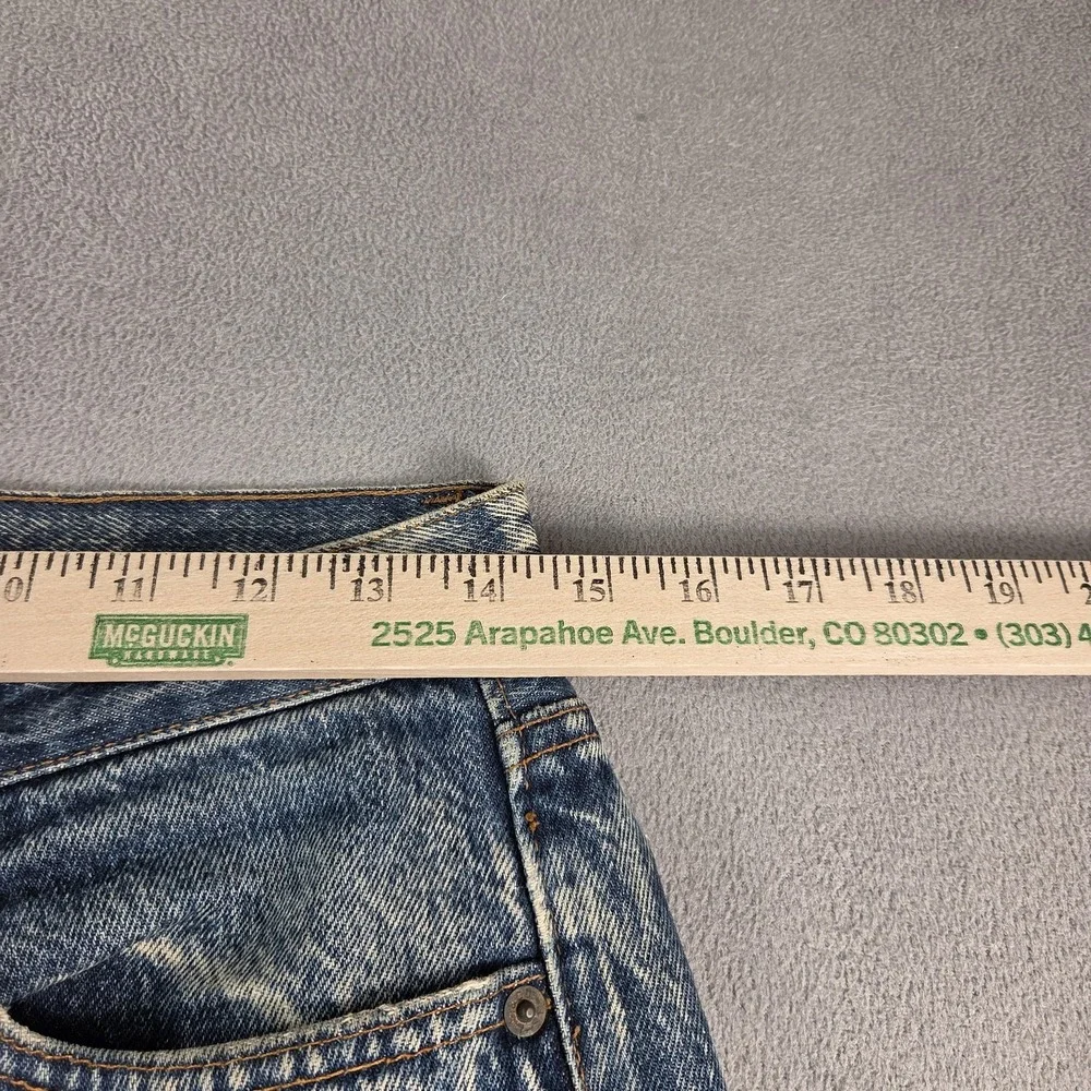 Vintage Levis 501 Jeans Mens Blue Acid‎ Wash Denim Tapered USA 80s Fits 28x26